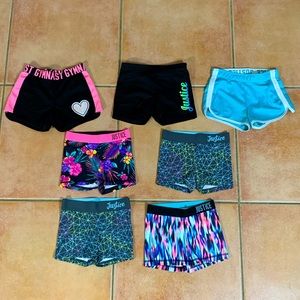 Girl Athletic Active Compression Stretch Justice GK Ivivva Gymnastics Gymnast